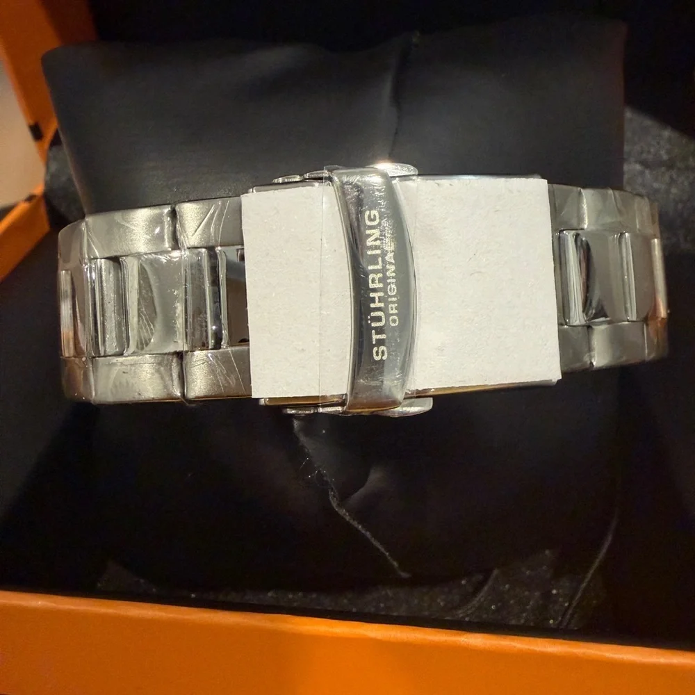 Stuhrling Ultima Aquadiver Ice Blue Men’s Chronograph Watch